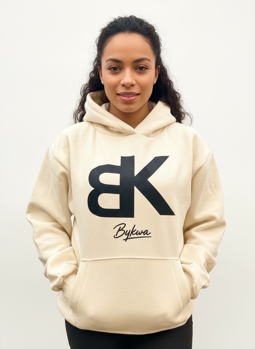 Hoodie BK  — Crème