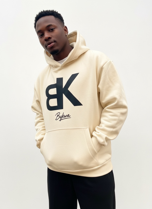 Hoodie BK  — Crème
