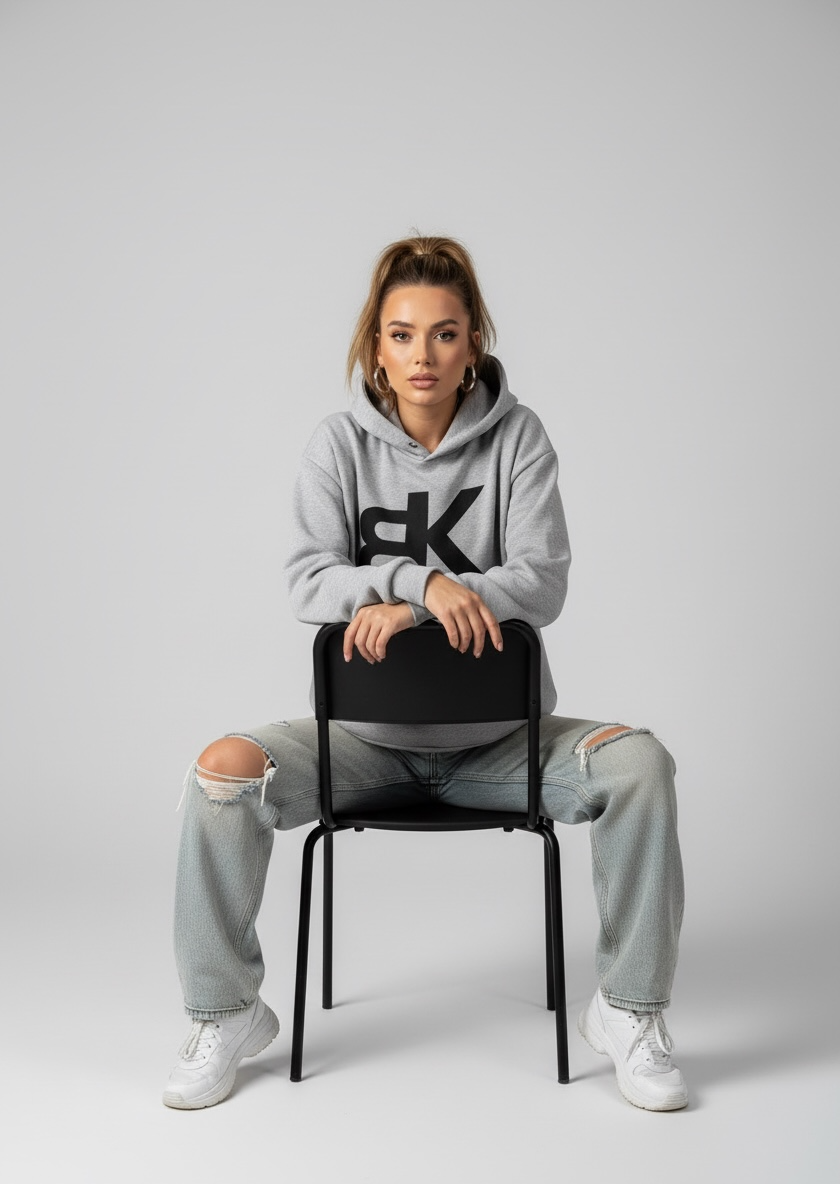 Hoodie BK  — Gris